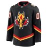 Calgary Flames Fanatics Premium Custom Alternate Schwarz Trikot - Herren